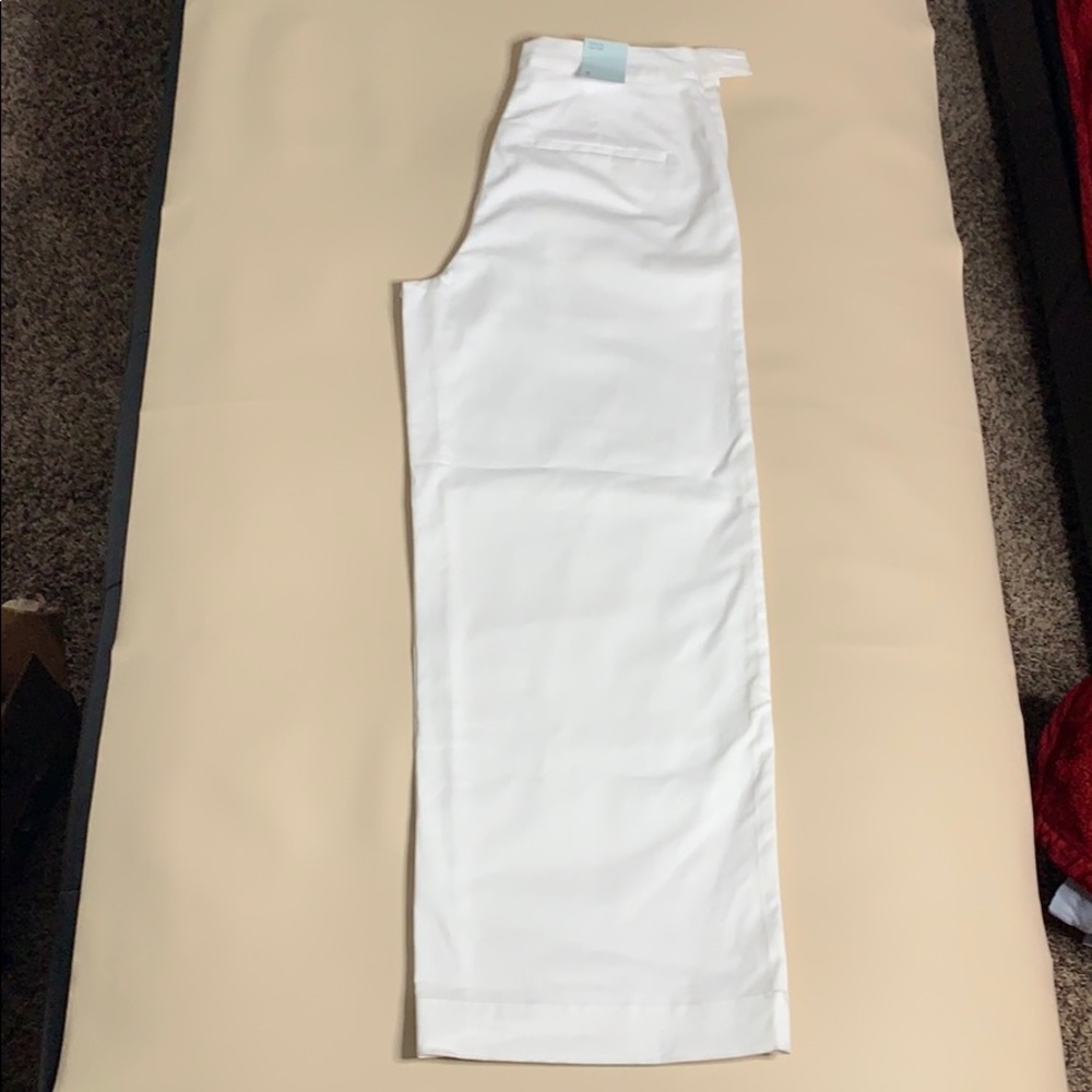 NWT PROLOGUE WOMEN'S WHITE WIDE LEG SZ 4